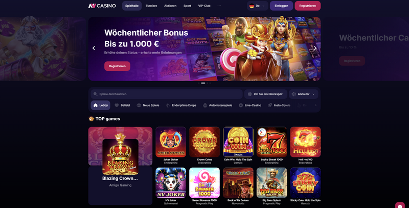 NV Online Casino Udtalelse